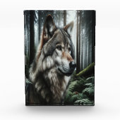 森の謎めいた狼 | フォトブロック (正面)