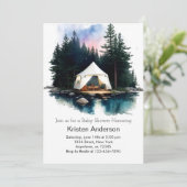 森の赤ちゃんシャワーで冒険を始めよう 招待状 (スタンド正面)