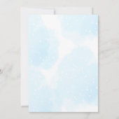 森の赤ちゃんシャワー 招待状 (裏面)