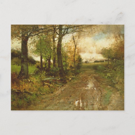 森の道 ポストカード (正面)