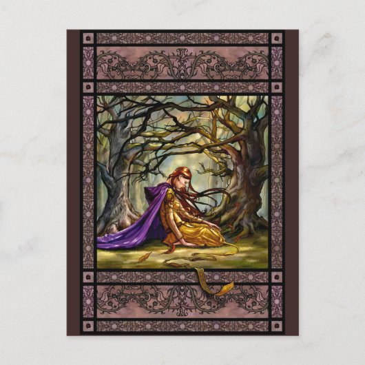 森の郵便はがきで失った ポストカード (正面)