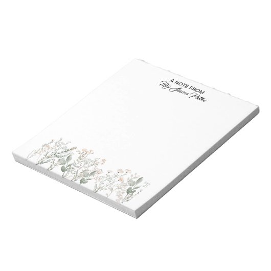 森の野の花 ノート (回転)