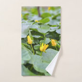 森の野花 – 植物学的な自然写真 バスタオルセット (ハンドタオル)