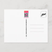 森の長い冬の忘れ夜- ポストカード (裏面)