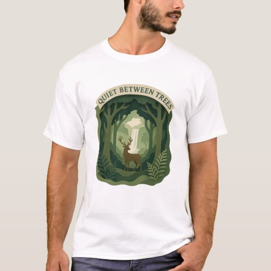 森の門の木々Tシャツ Tシャツ (正面)