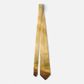 森の陽光 - 絵画的な自然のネクタイ ネクタイ (裏面)