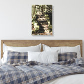 森の階段写真 キャンバスプリント (インサイチュ (寝室))
