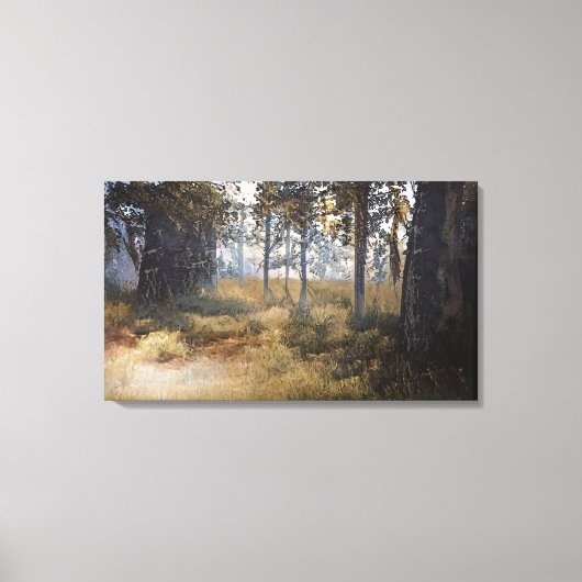 森の隙間 キャンバスプリント (正面)
