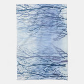 森の雪の道 キッチンタオル (縦)