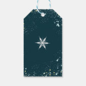 森の雪の道 ギフトタグ (裏面)