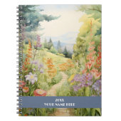 森の静かな道 ノートブック (正面)