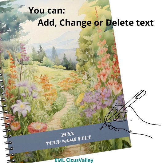 森の静かな道 ノートブック