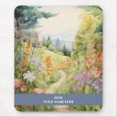 森の静かな道 マウスパッド (正面)