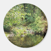 森の静けさ…... マグネット (正面)