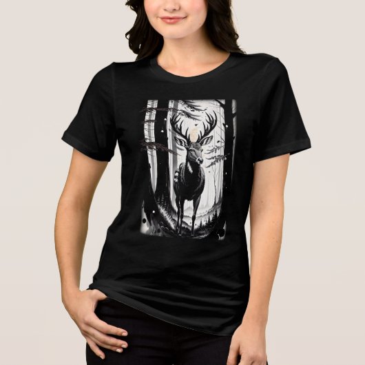 森の静寂なる威厳 トライブレンドＴシャツ (正面)