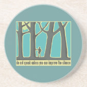 森の静寂 コースター (正面)