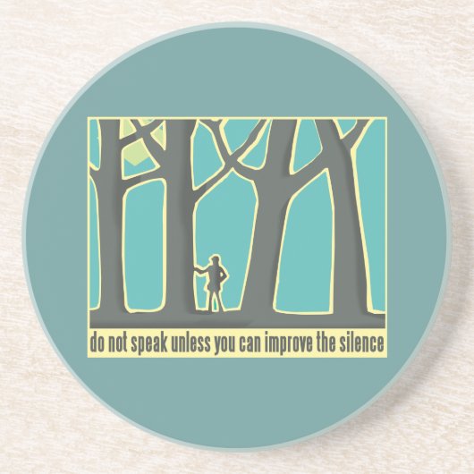 森の静寂 コースター (正面)