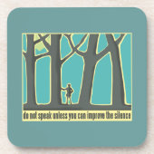 森の静寂 コースター (正面)