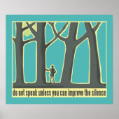 森の静寂 ポスター (正面)