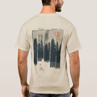 “森の静寂”Tシャツ Tシャツ