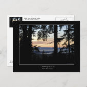 森の風景はがき ポストカード (正面/裏面)