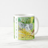 森の風景クラシックマグカップ コーヒーマグカップ (正面右)