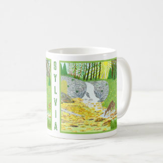 森の風景クラシックマグカップ コーヒーマグカップ
