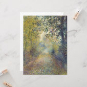 森の風景(ピエール=オーギュストルノアール) カード (正面/裏面インサイチュ)