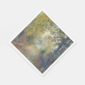 森の風景(ピエール=オーギュストルノアール) スタンダードランチョンナプキン (角)