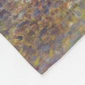 森の風景(ピエール=オーギュストルノアール) フリースブランケット (角)