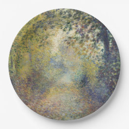 森の風景(ピエール=オーギュストルノアール) ペーパープレート