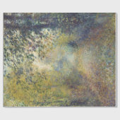 森の風景(ピエール=オーギュストルノアール) ラッピングペーパー (フラット)