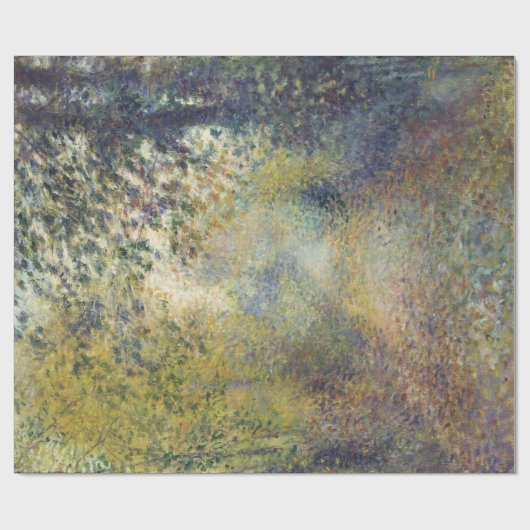 森の風景(ピエール=オーギュストルノアール) ラッピングペーパー (フラット)