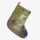 森の風景(ピエール=オーギュストルノアール) ラージクリスマスストッキング (正面 (吊り時))