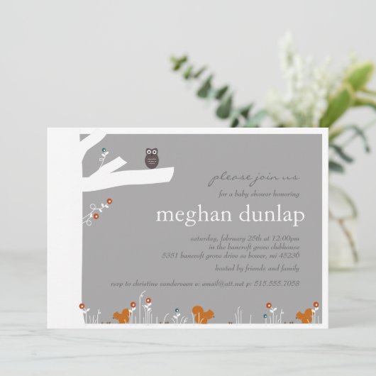 森の風景 招待状 (スタンド正面)