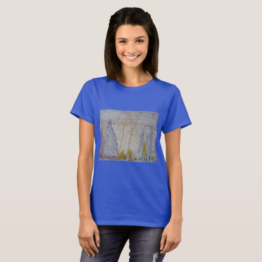 森の風景 Tシャツ (正面フル)