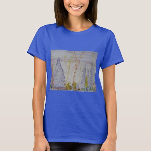 森の風景 Tシャツ (正面)