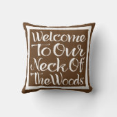 森の首へようこそ クッション (裏面)