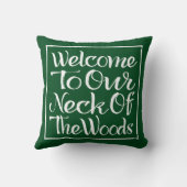 森の首へようこそ クッション (裏面)