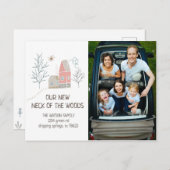 森の首 | お知らせはがき 案内ポストカード (正面/裏面)