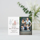 森の首 | お知らせはがき 案内ポストカード (スタンド正面)