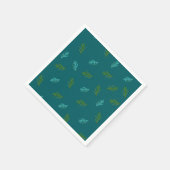 森の香り – グリーントウヒの小枝 スタンダードカクテルナプキン (角)
