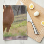 森の馬 キッチンタオル (四つ折り)