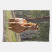 森の馬 キッチンタオル (横)