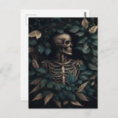 森の骸骨 ポストカード (正面/裏面)