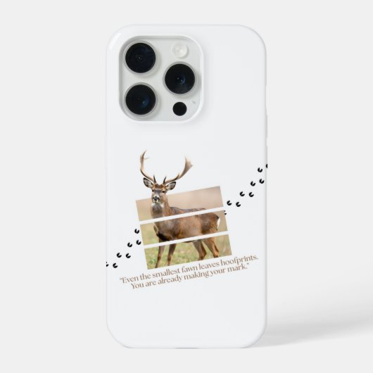 森の魂の鹿 iPhoneケース (裏面)