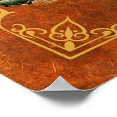 森の魔女の大釜 |デジタルアート ポスター (角)