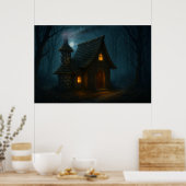 森の魔女の家の秘密 ポスター (キッチン)