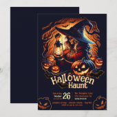 森の魔女ハロウィーン 招待状 (正面/裏面)