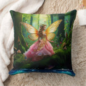 森の魔法の妖精 クッション (ブランケット)